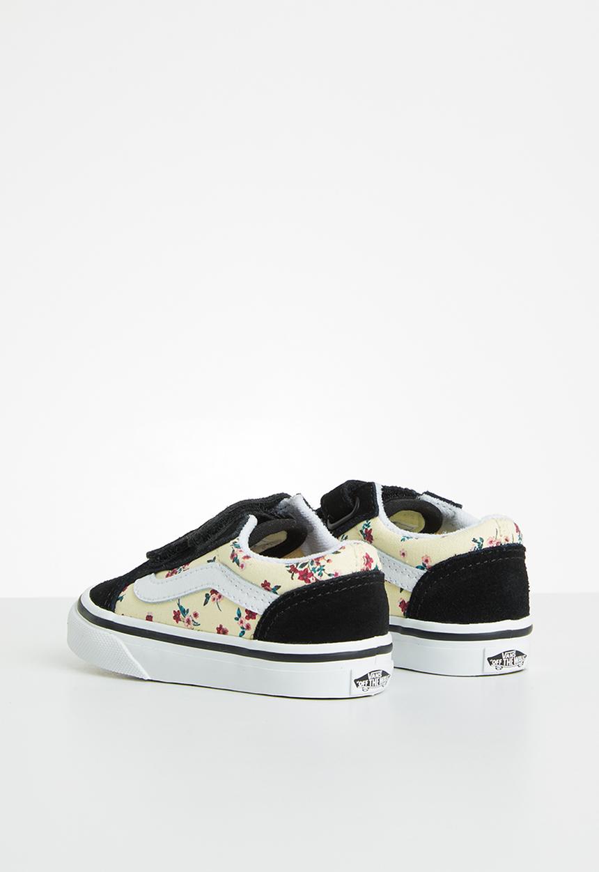 Vans - Td old skool v - (ditsy floral) classic white & true white