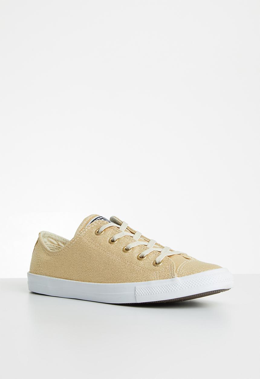 Converse - CTAS Dainty precious metals - light twine & white