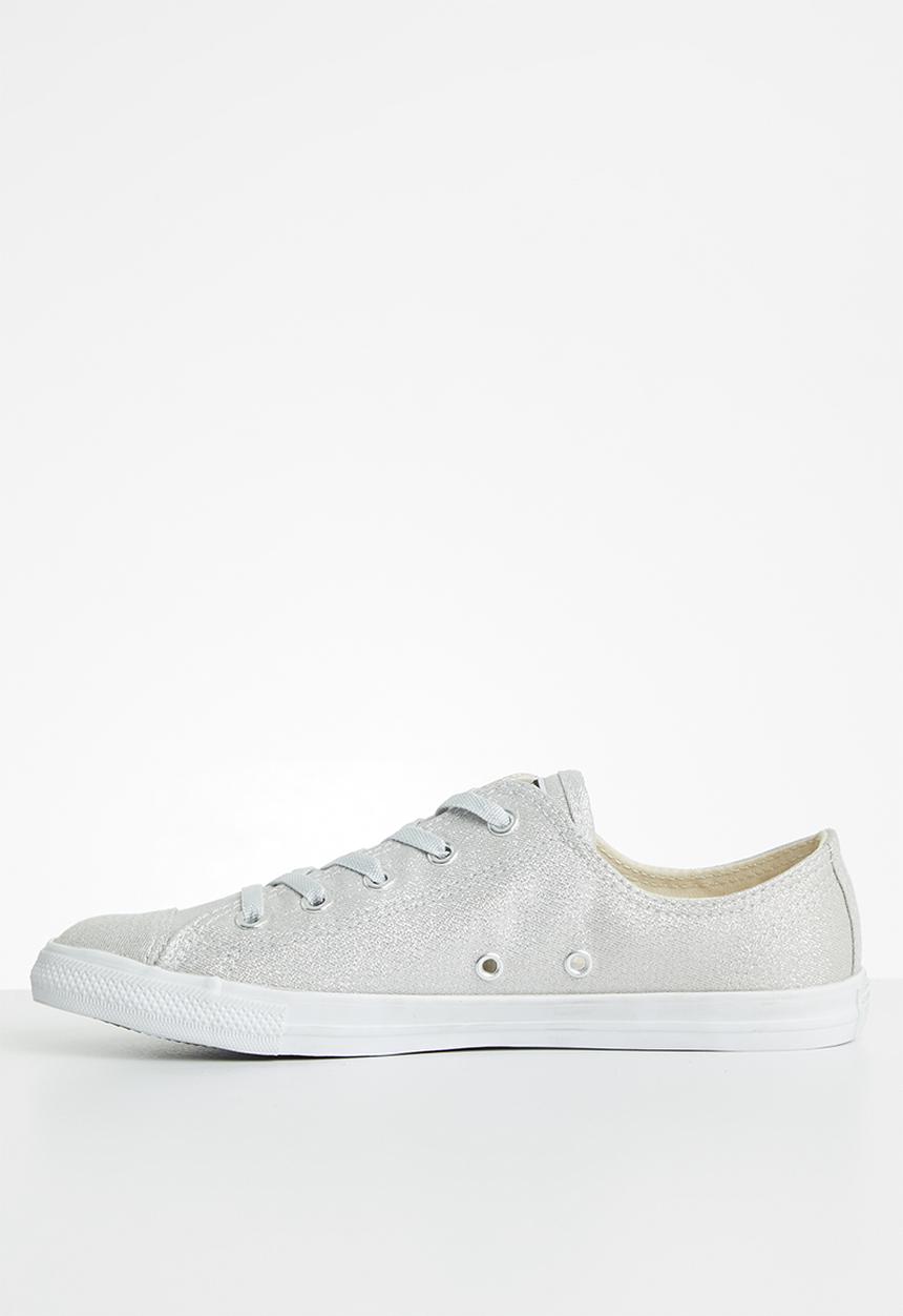 Converse - CTAS Dainty precious metals - silver & white