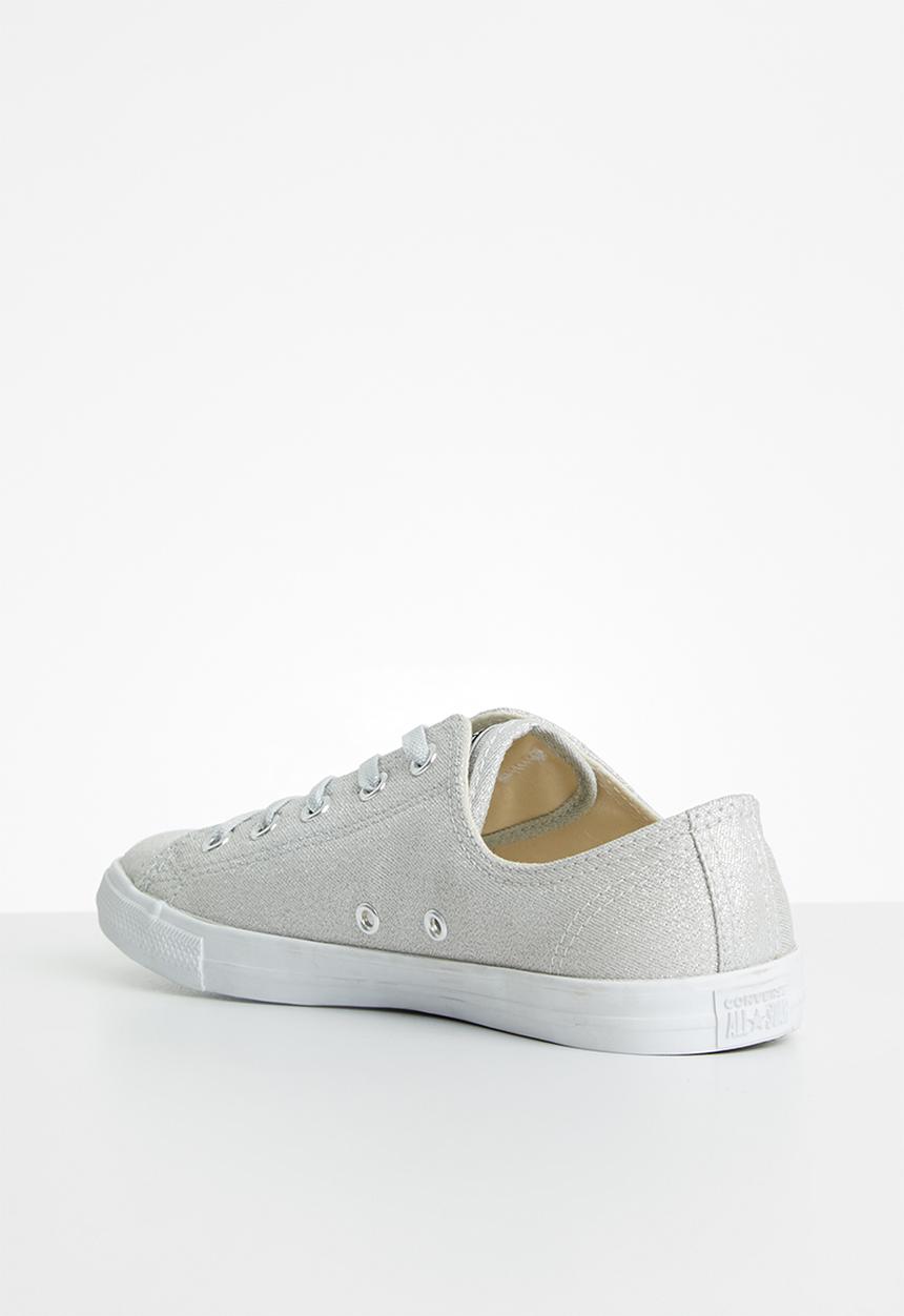Converse - CTAS Dainty precious metals - silver & white