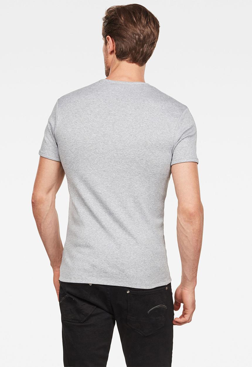 G-STAR - Base v-neck tee 2-pack - grey