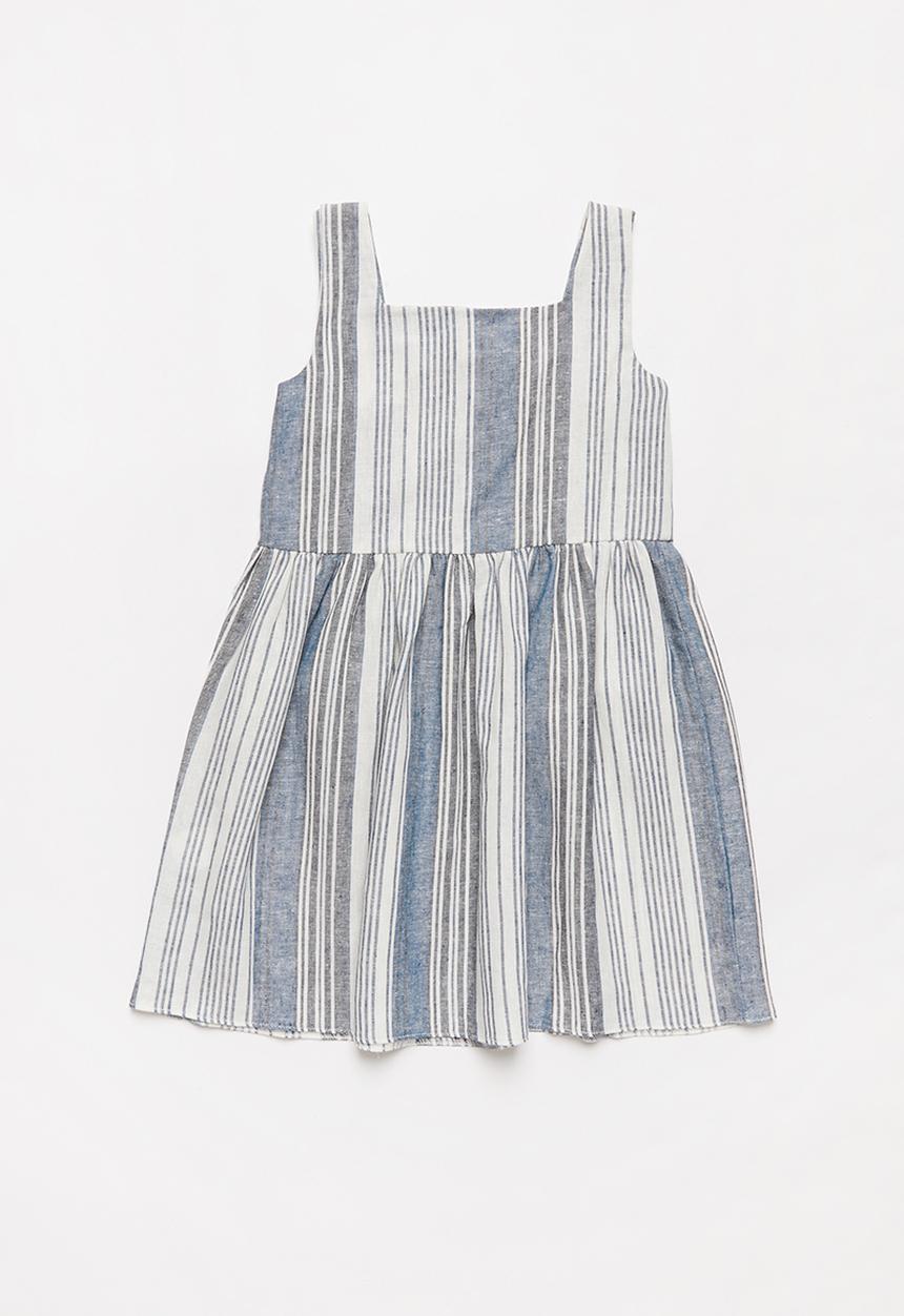 Superbalist Kids - Pocket detail stripe dress - blue