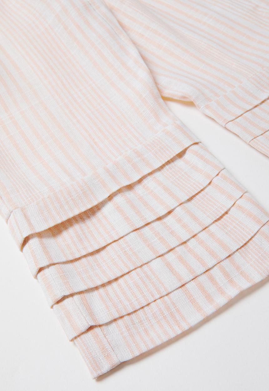 Superbalist Kids - Elasticated waist stripe culotte - pink & white 