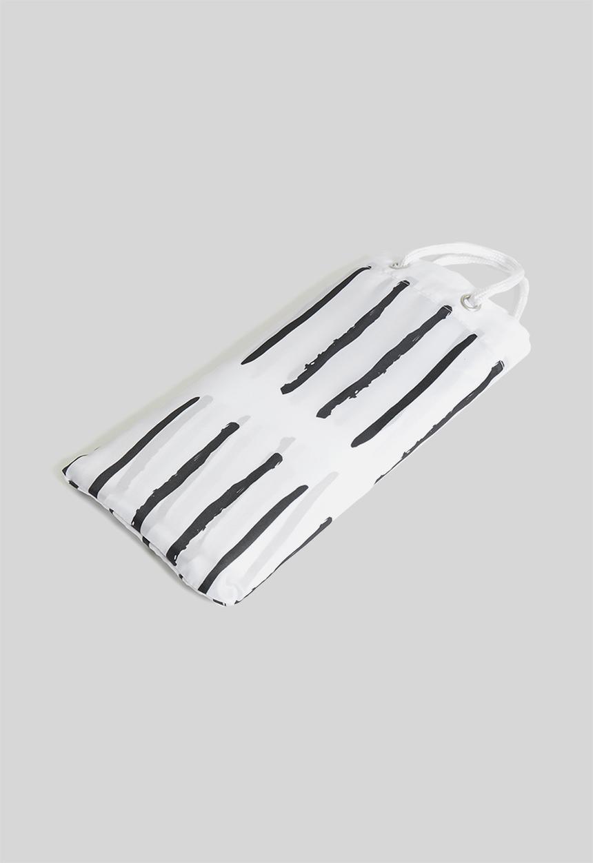 Bathroom Solutions - Dash shower curtain - black & white