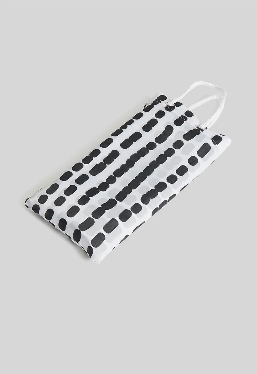 Bathroom Solutions - Dot shower curtain - black & white