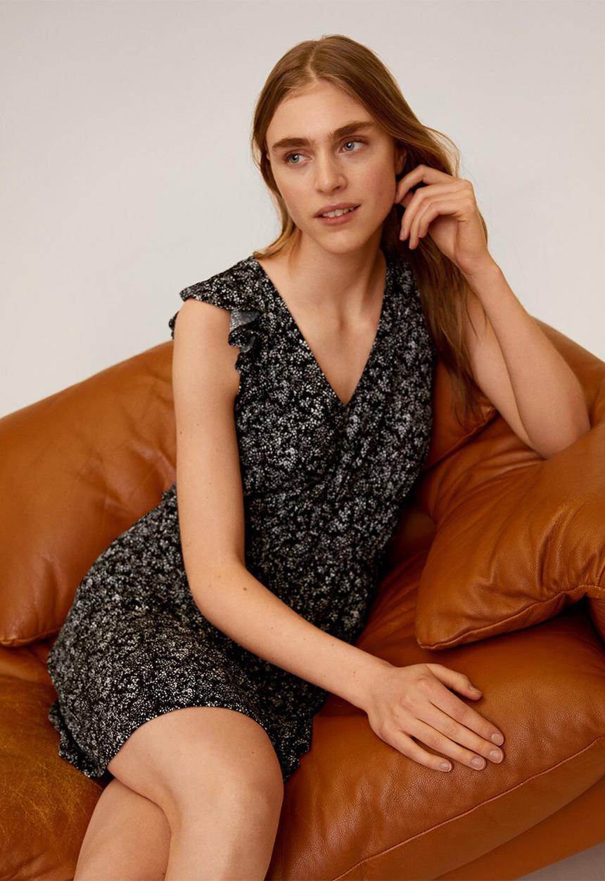 MANGO - Dress gala - black