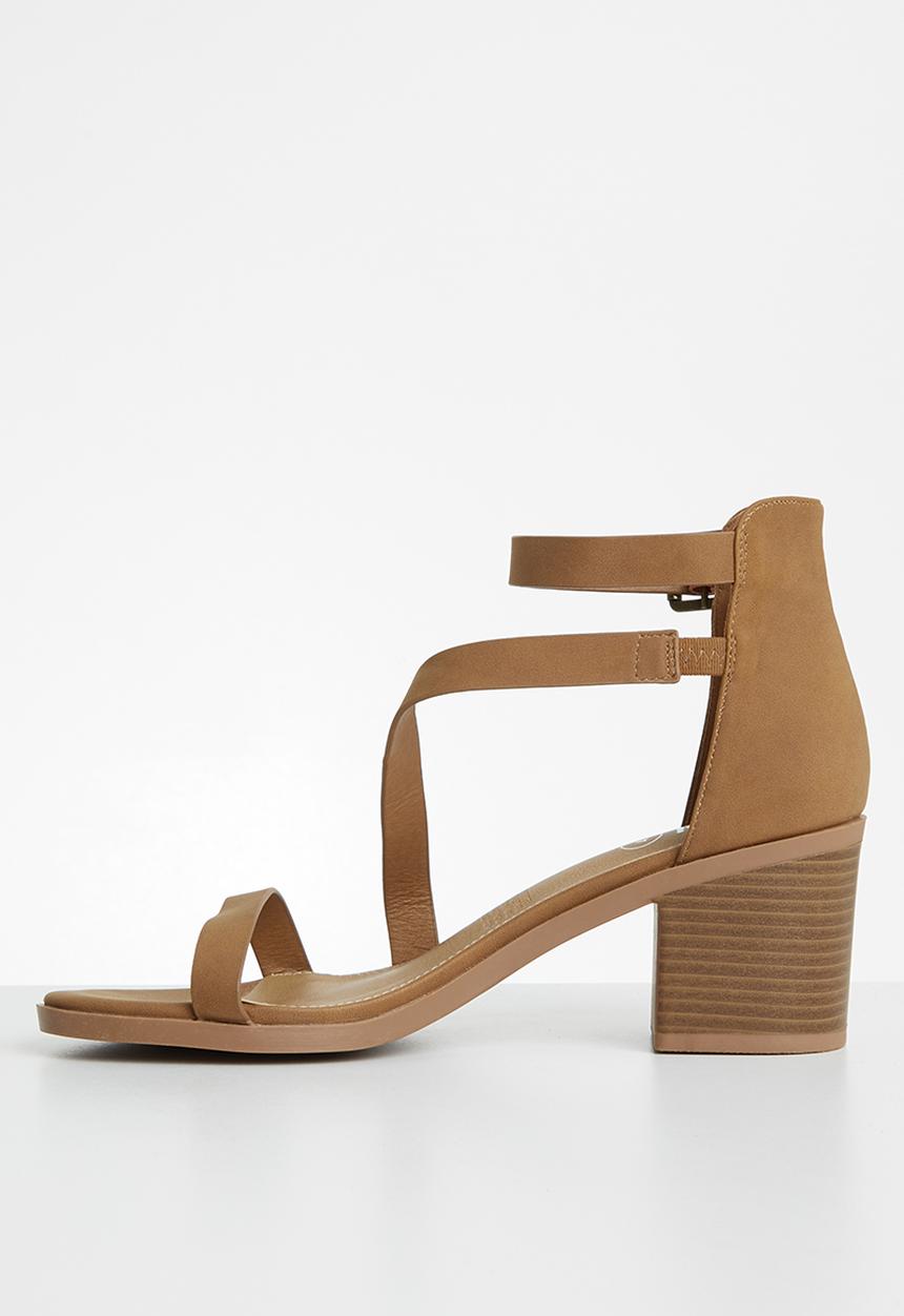 Cotton On - Harmony stack heel - tan