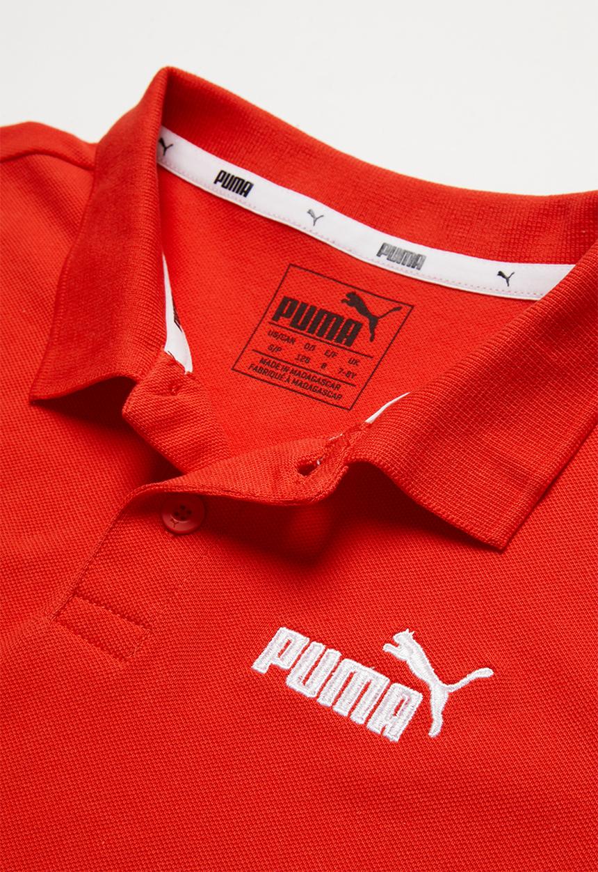PUMA - Pique polo short sleeve tee - red