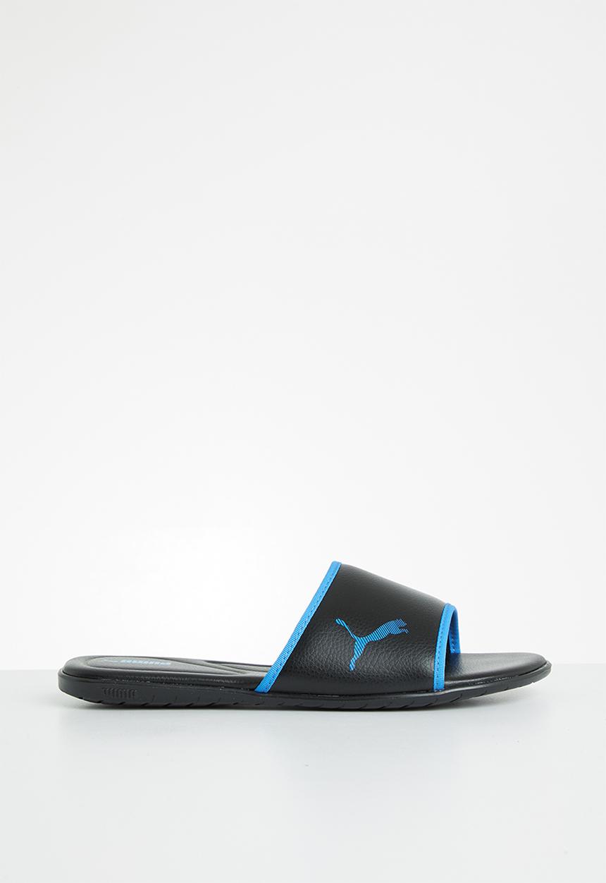 PUMA - Streetcat pure slide jr zadp - puma black & dresden blue