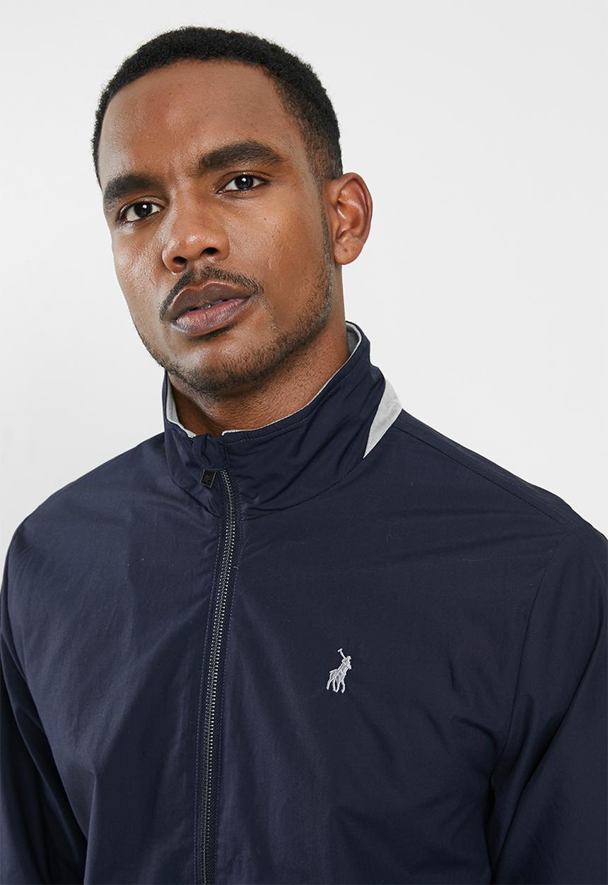 POLO - Aria cotton harrington jacket - navy