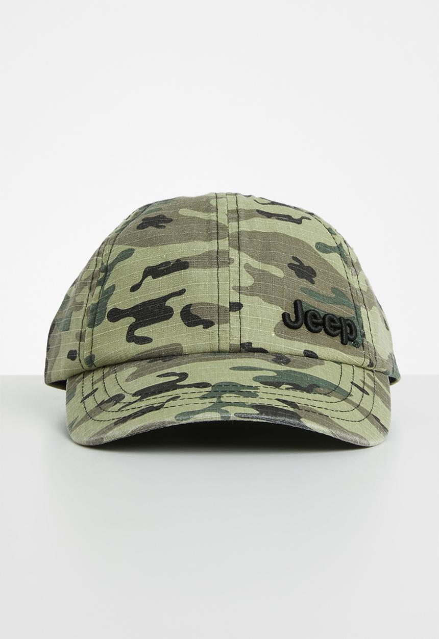 JEEP - Kids camo print cap - green