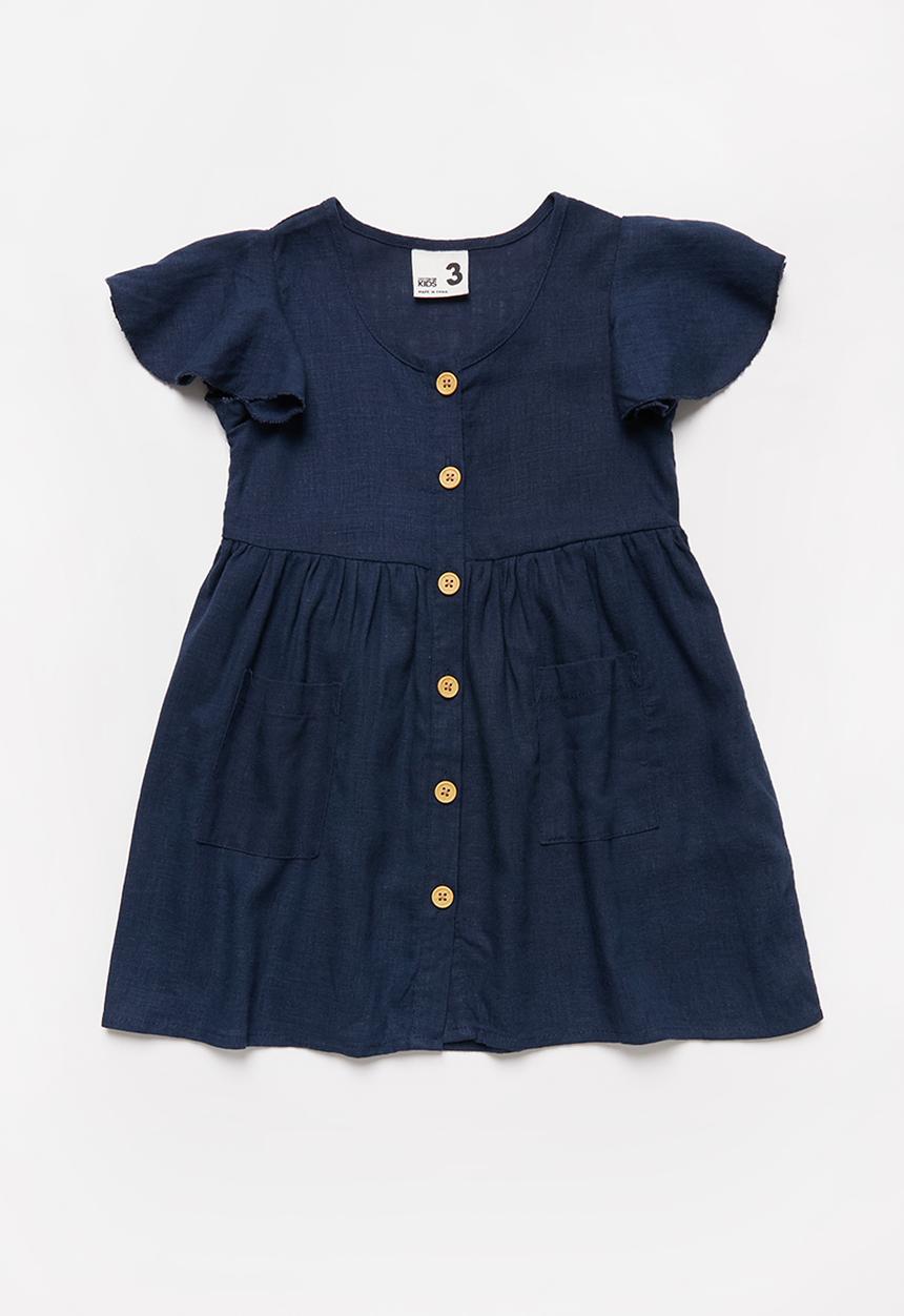 Cotton On - Vanessa short sleeve dress - navy 