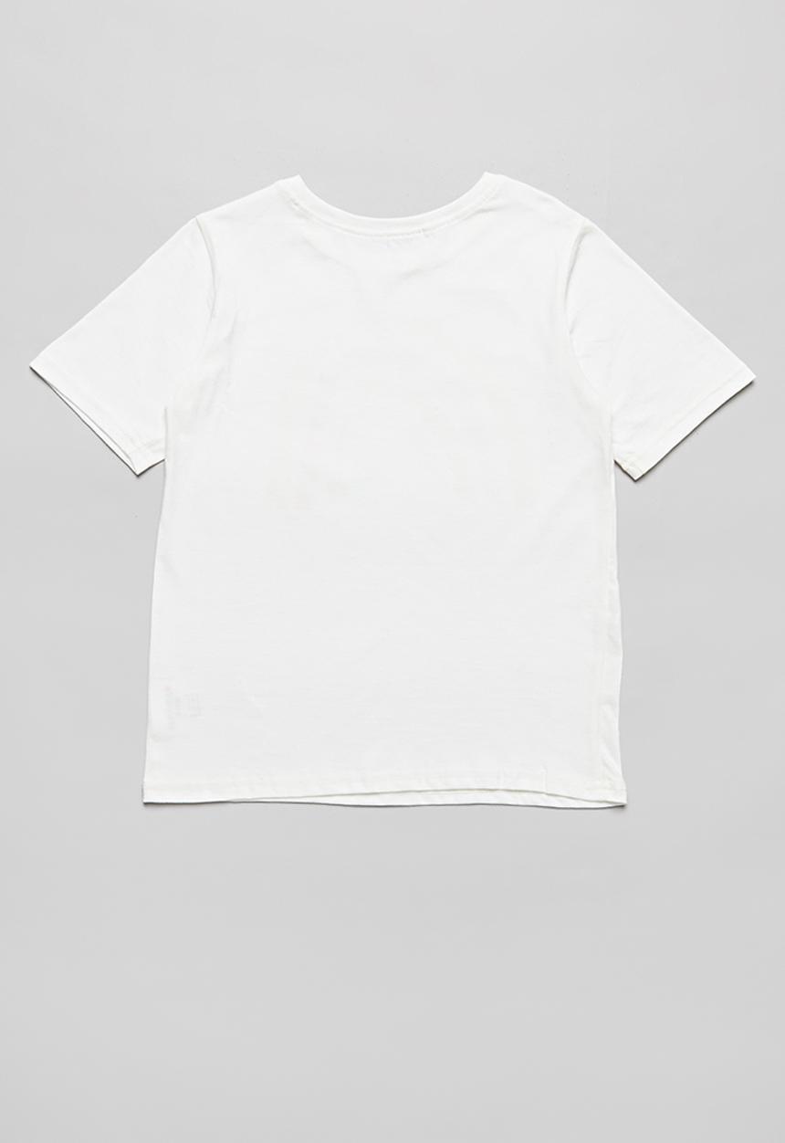 Pop Candy - Printed short sleeve tee - milk