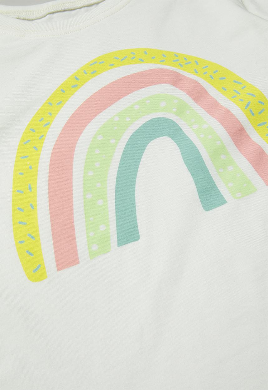 Pop Candy - Printed short sleeve tee - milk