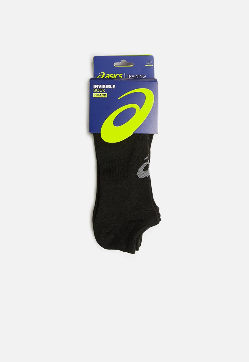 ASICS - 6 Pack invisible socks - black