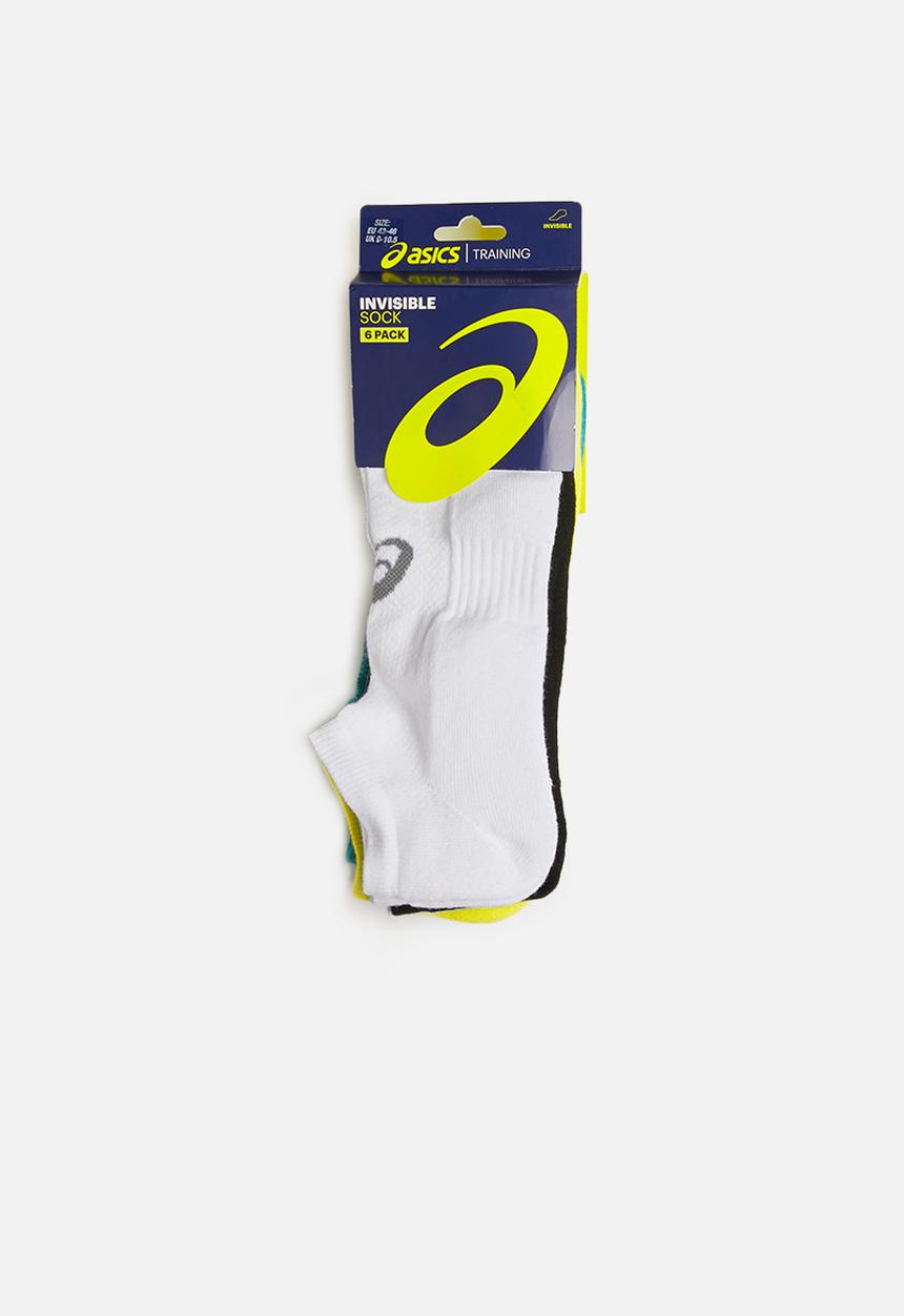 ASICS - 6 Pack invisible socks - multi