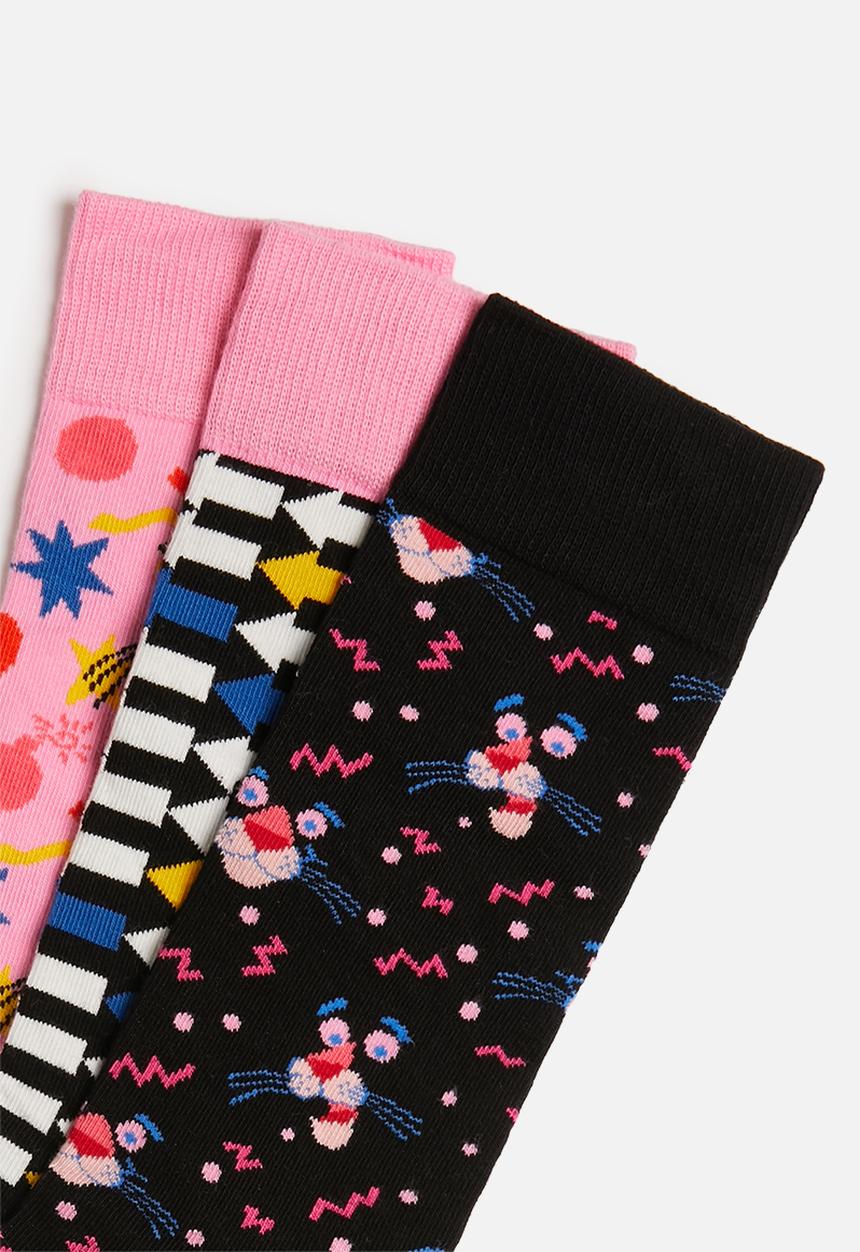 Happy Socks - 3 Pack pink panther socks - multi