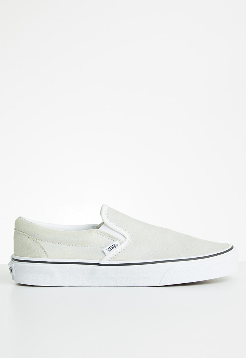 Vans - Ua Classic slip-on - (prism suede) metallic & blanc de blanc