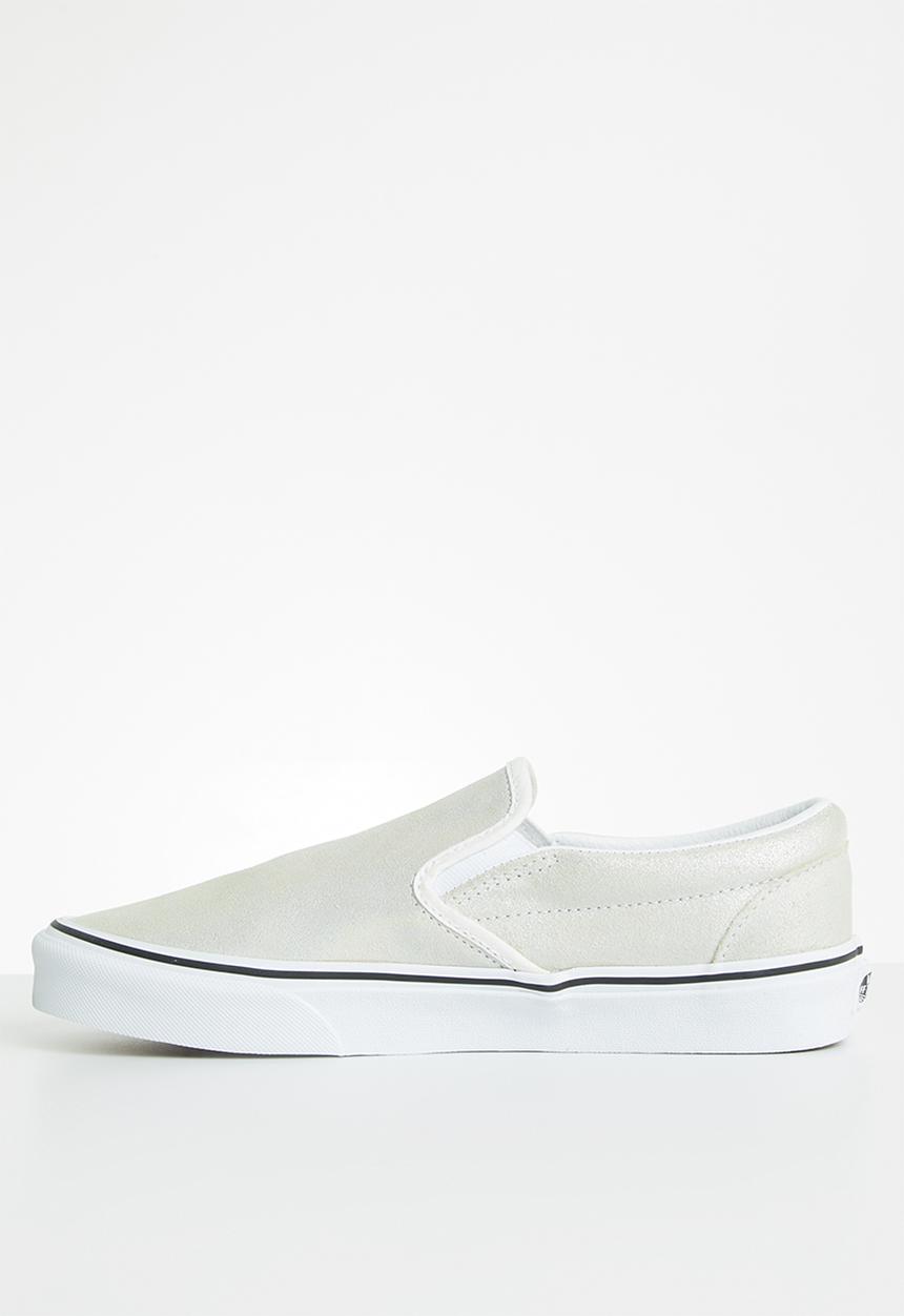 Vans - Ua Classic slip-on - (prism suede) metallic & blanc de blanc