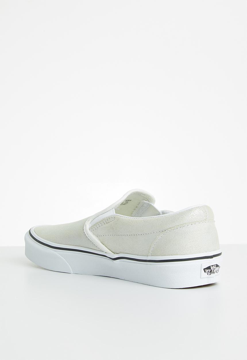 Vans - Ua Classic slip-on - (prism suede) metallic & blanc de blanc