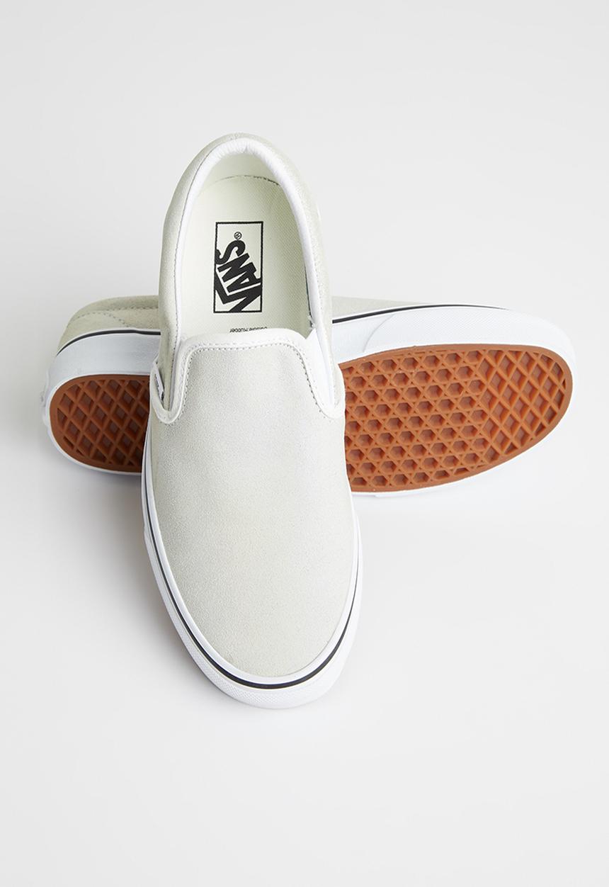 Vans - Ua Classic slip-on - (prism suede) metallic & blanc de blanc