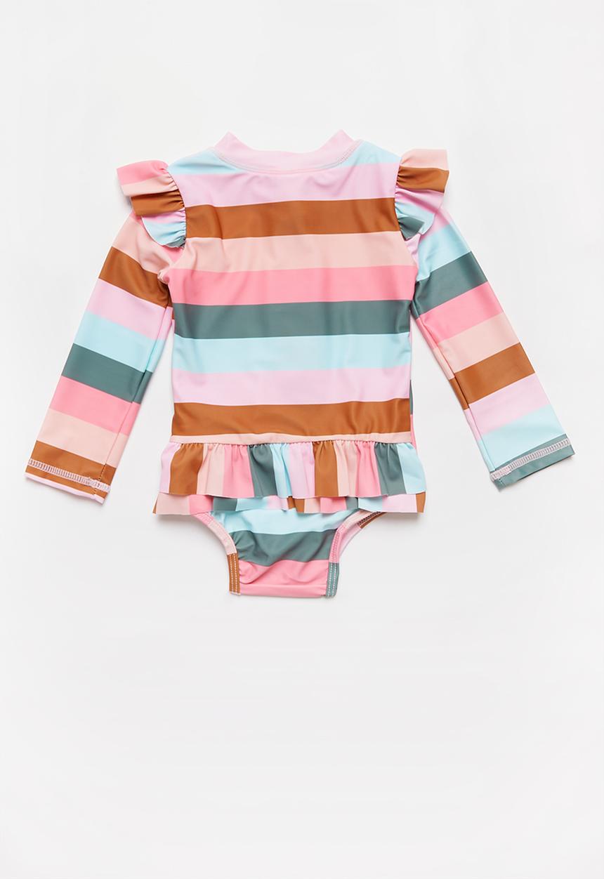 Cotton On - Lucy long sleeve swimsuit - multi 