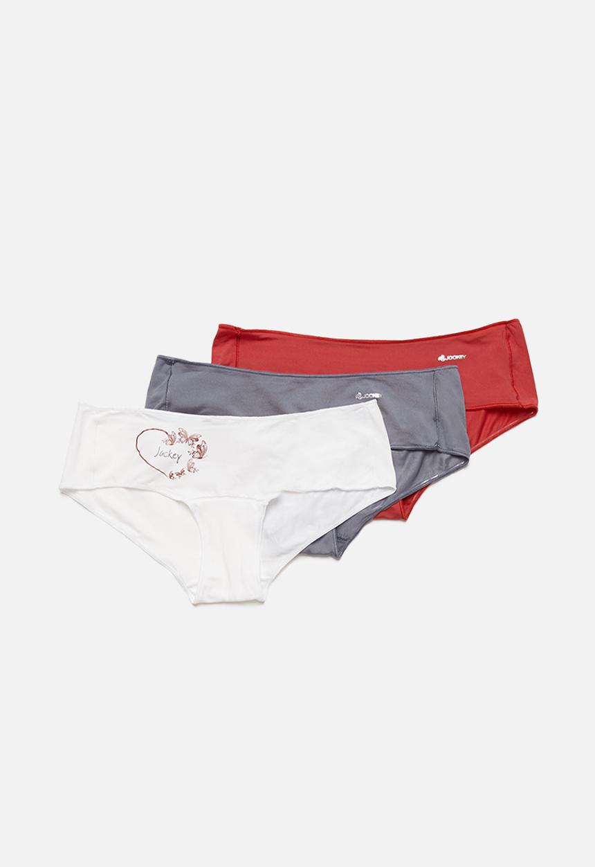 Jockey - Npl knicker 3pk - 2pln/1 iht - multi 