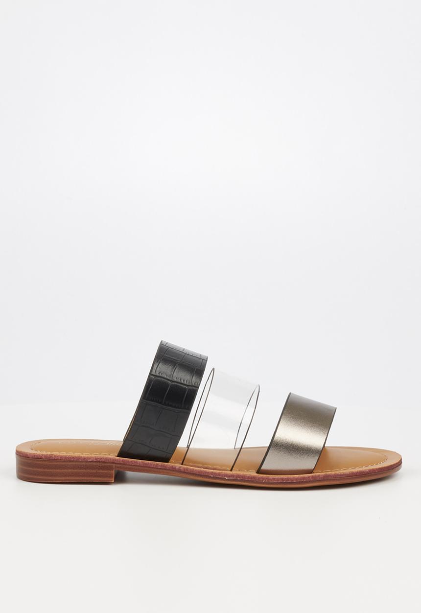 Miss Black - Sicily 3 slide - pewter