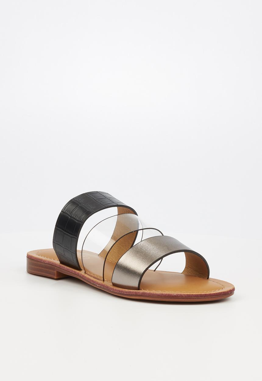 Miss Black - Sicily 3 slide - pewter