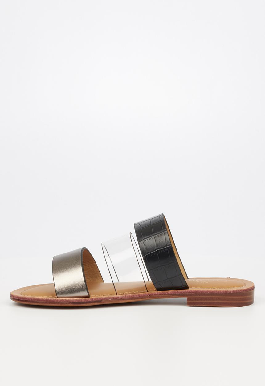 Miss Black - Sicily 3 slide - pewter