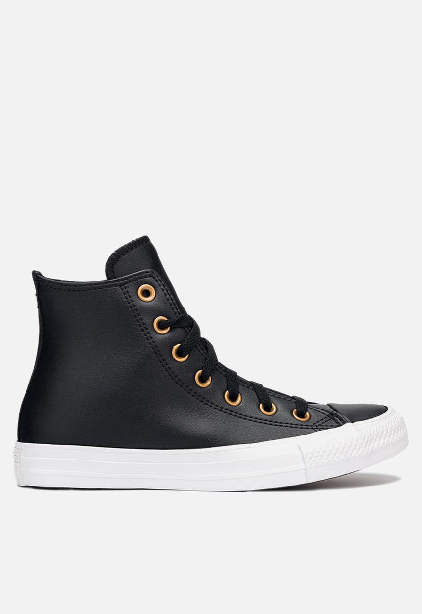 Converse - Chuck taylor all star hi - black/gold/white