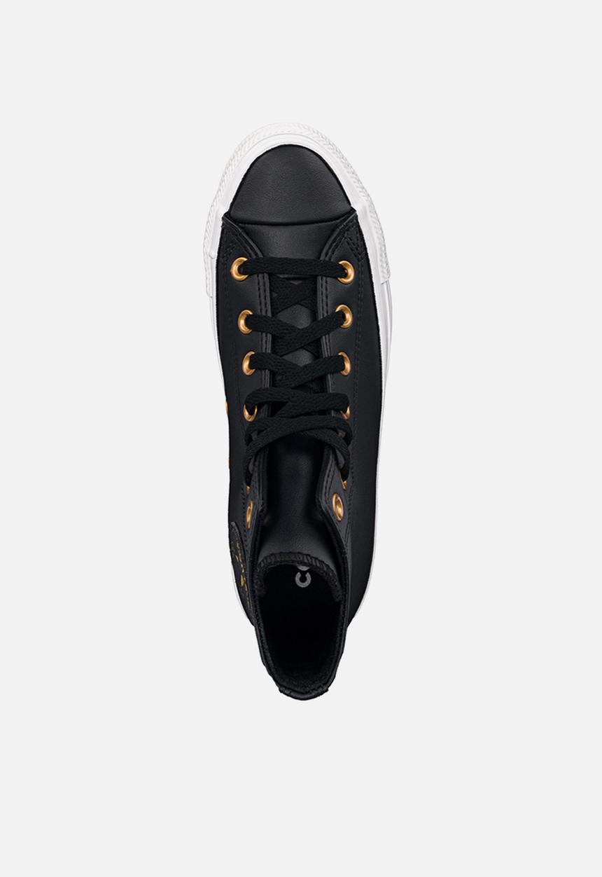 Converse - Chuck taylor all star hi - black/gold/white