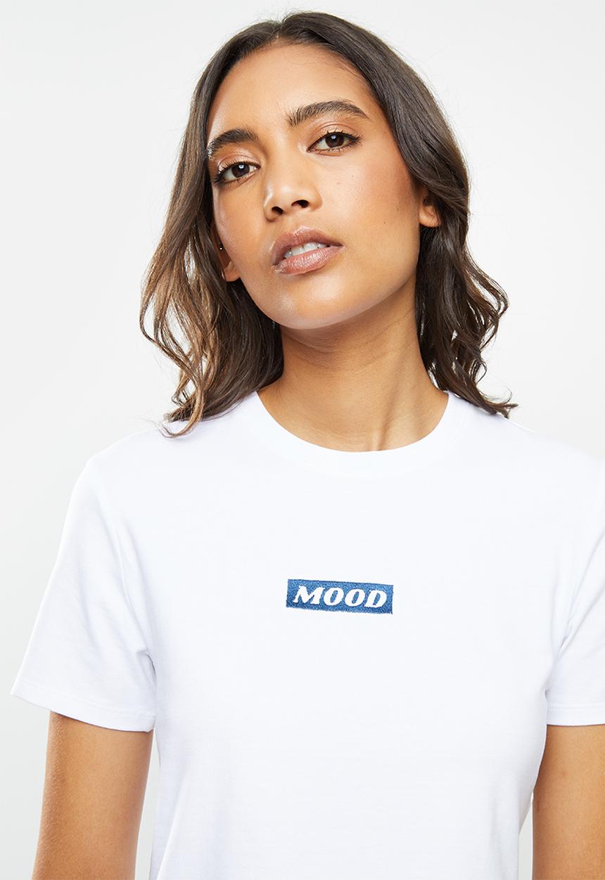 Factorie - Fitted graphic T-shirt - white