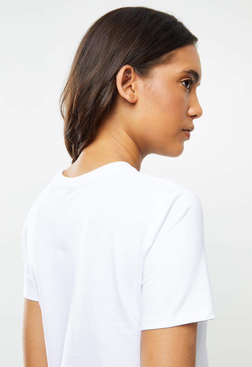 Factorie - Fitted graphic T-shirt - white