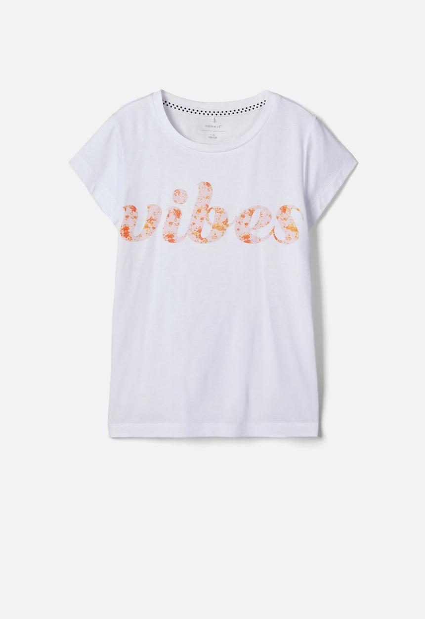 Name It - Haze short sleeve tee - white