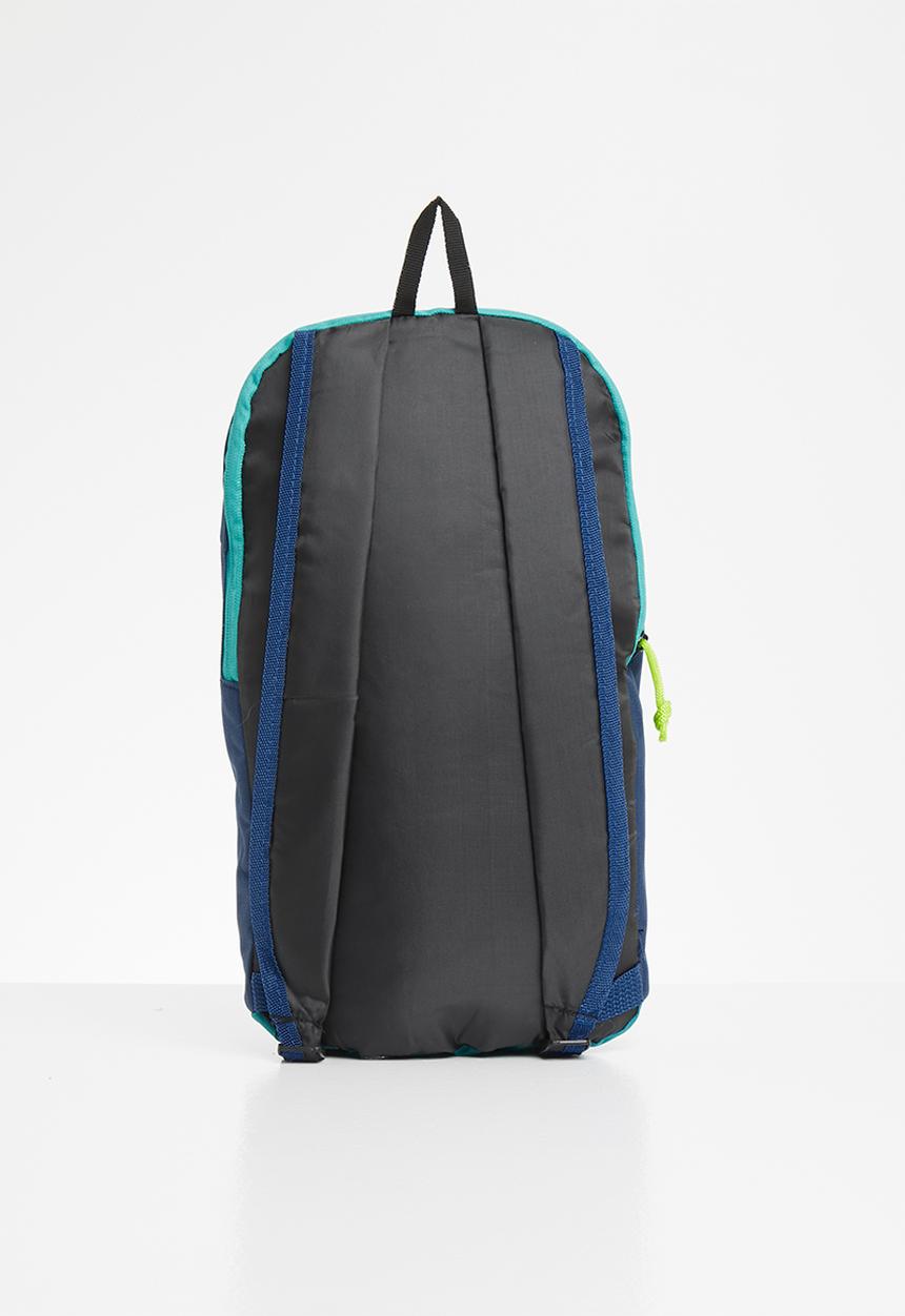 SOVIET - Nylon backpack - navy & turquoise