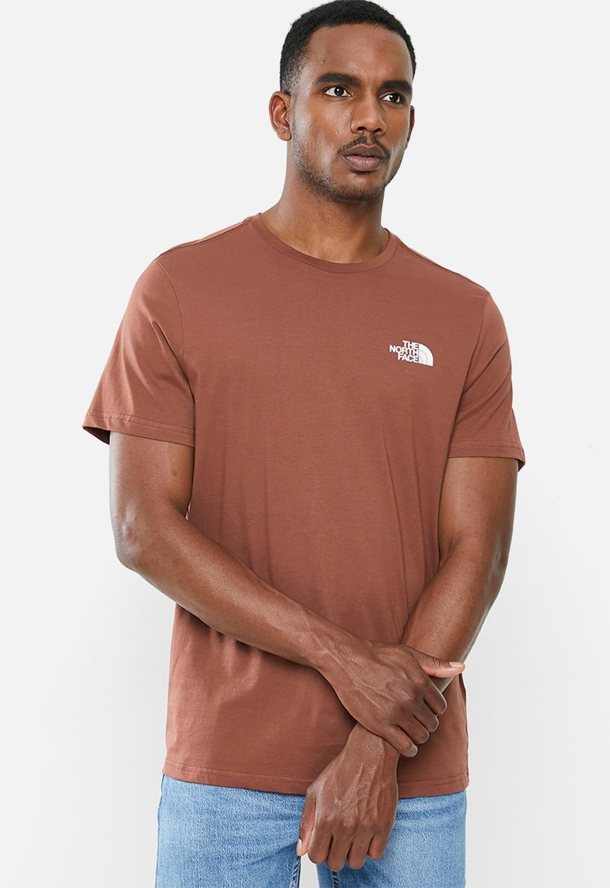 The North Face - S/s redbox celebration tee - brown & White 