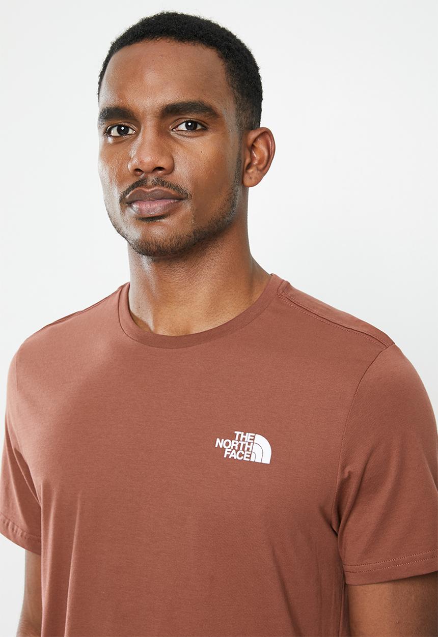 The North Face - S/s redbox celebration tee - brown & White 