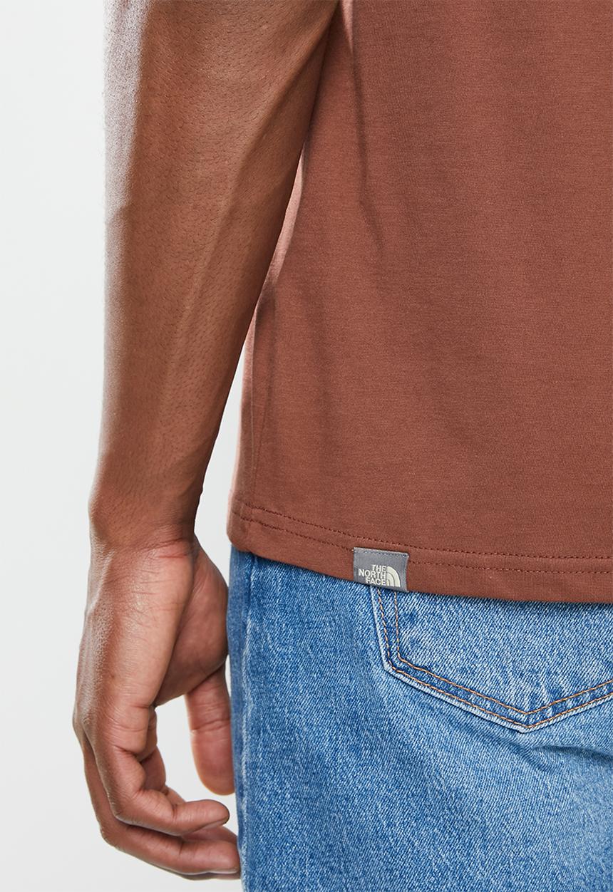 The North Face - S/s redbox celebration tee - brown & White 