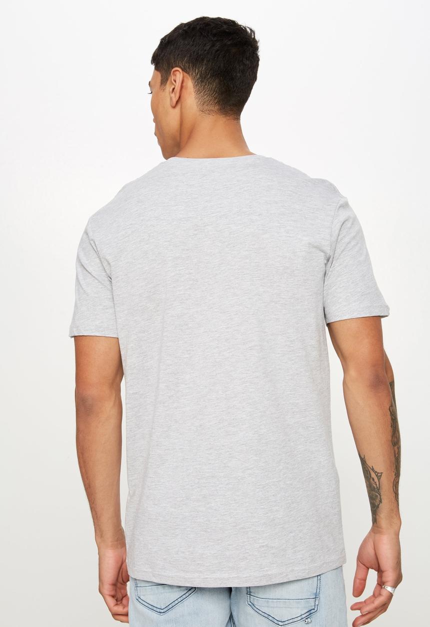 Cotton On - Essential crew tee - light grey marle