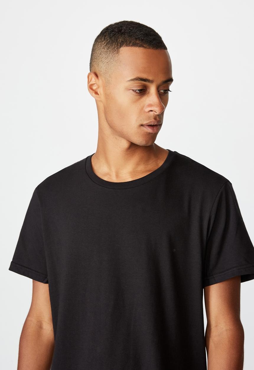 Cotton On - Essential crew T-shirt - black
