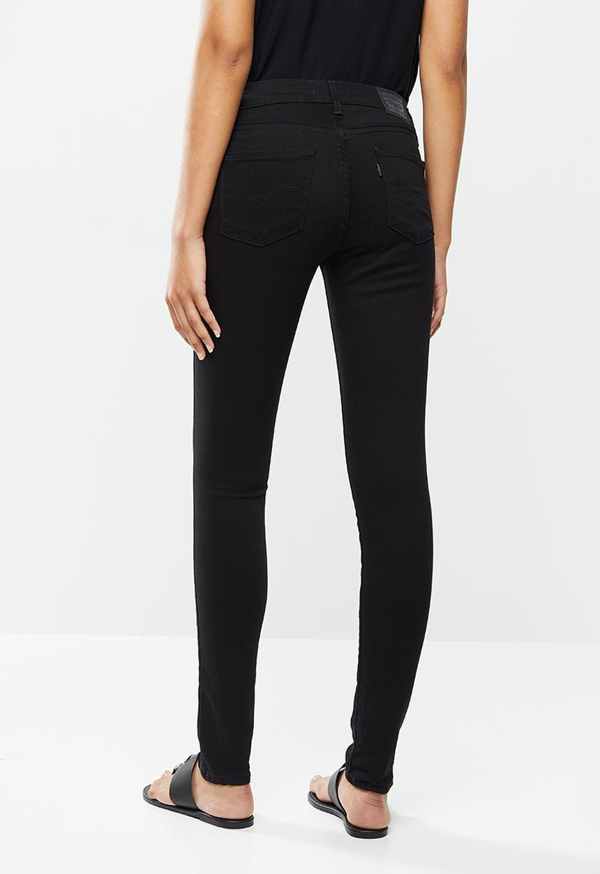 Levi’s® - 720 High Rise Super Skinny Jeans - Black Squared