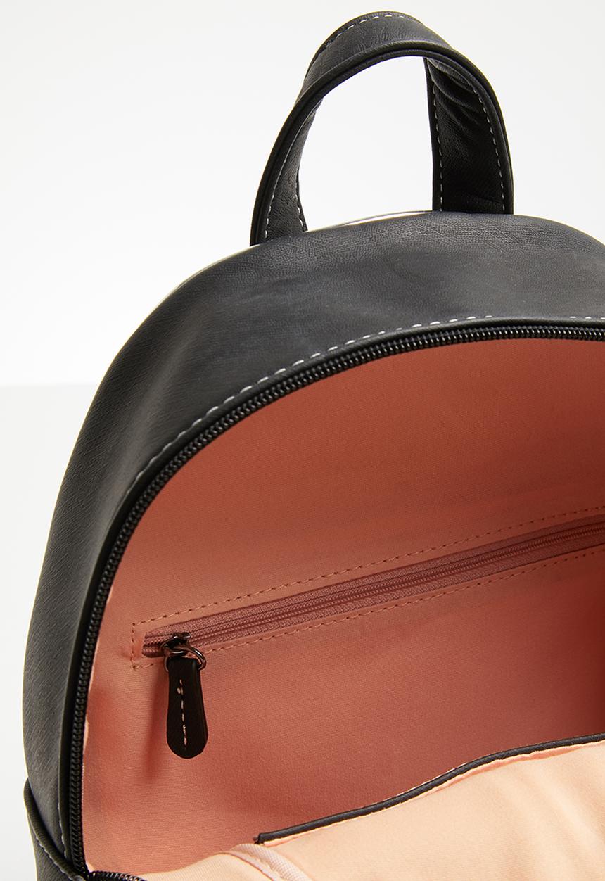 SISSY BOY - Backpack - pink & black 