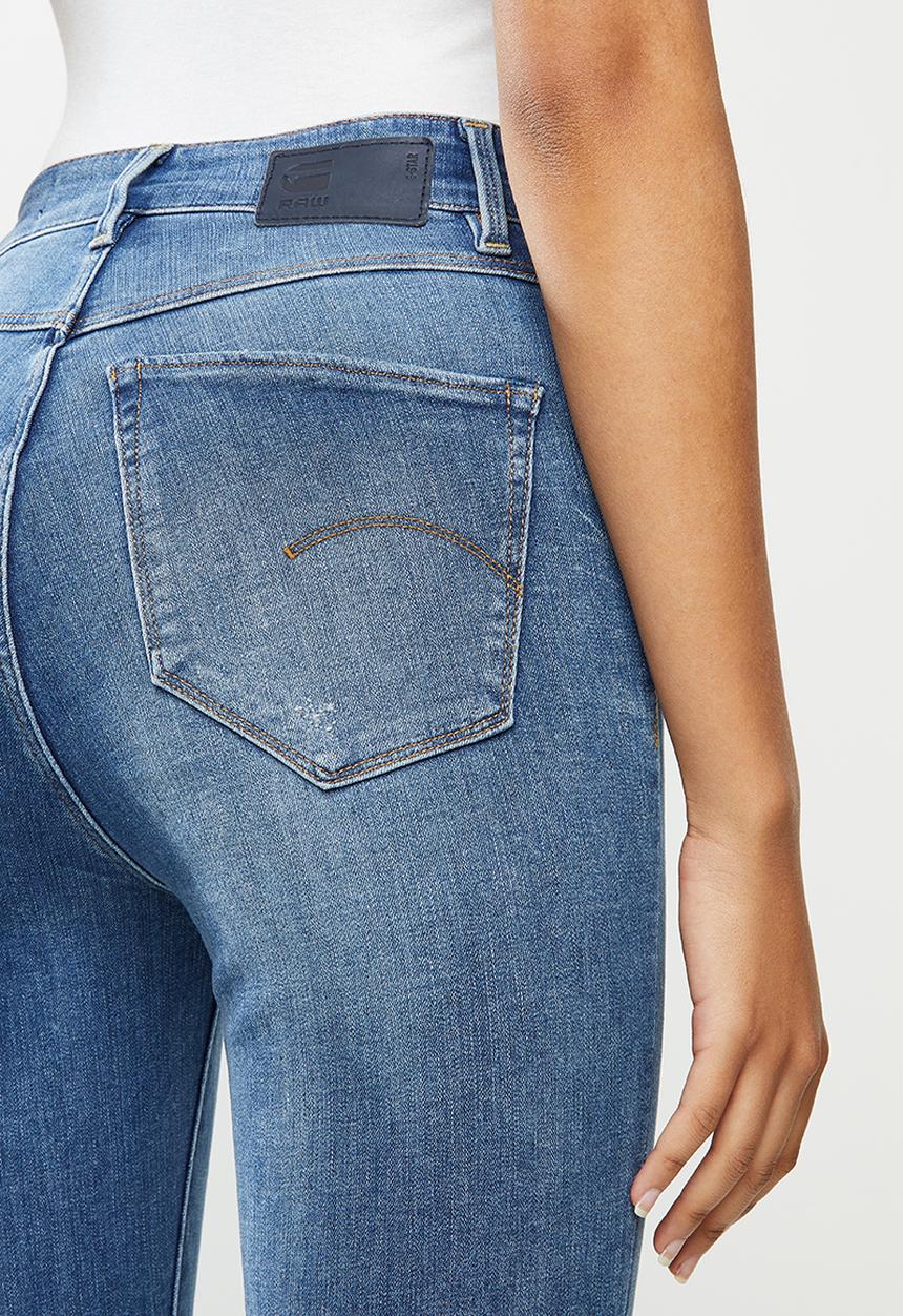 G-STAR - G-star shape high super skinny ankle jeans - blue 