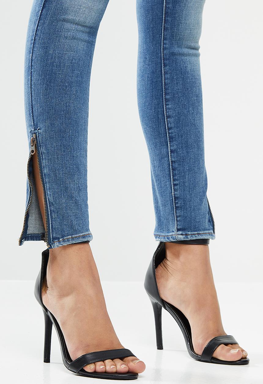 G-STAR - G-star shape high super skinny ankle jeans - blue 