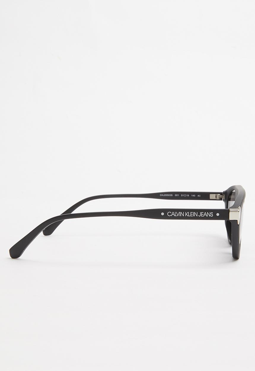Calvin Klein - CK Contour Matte Black Sunglasses - Black