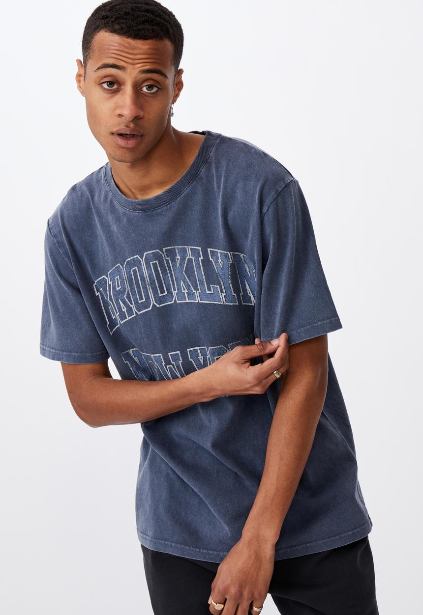 Cotton On - Brooklyn new york  bondi tee - true navy