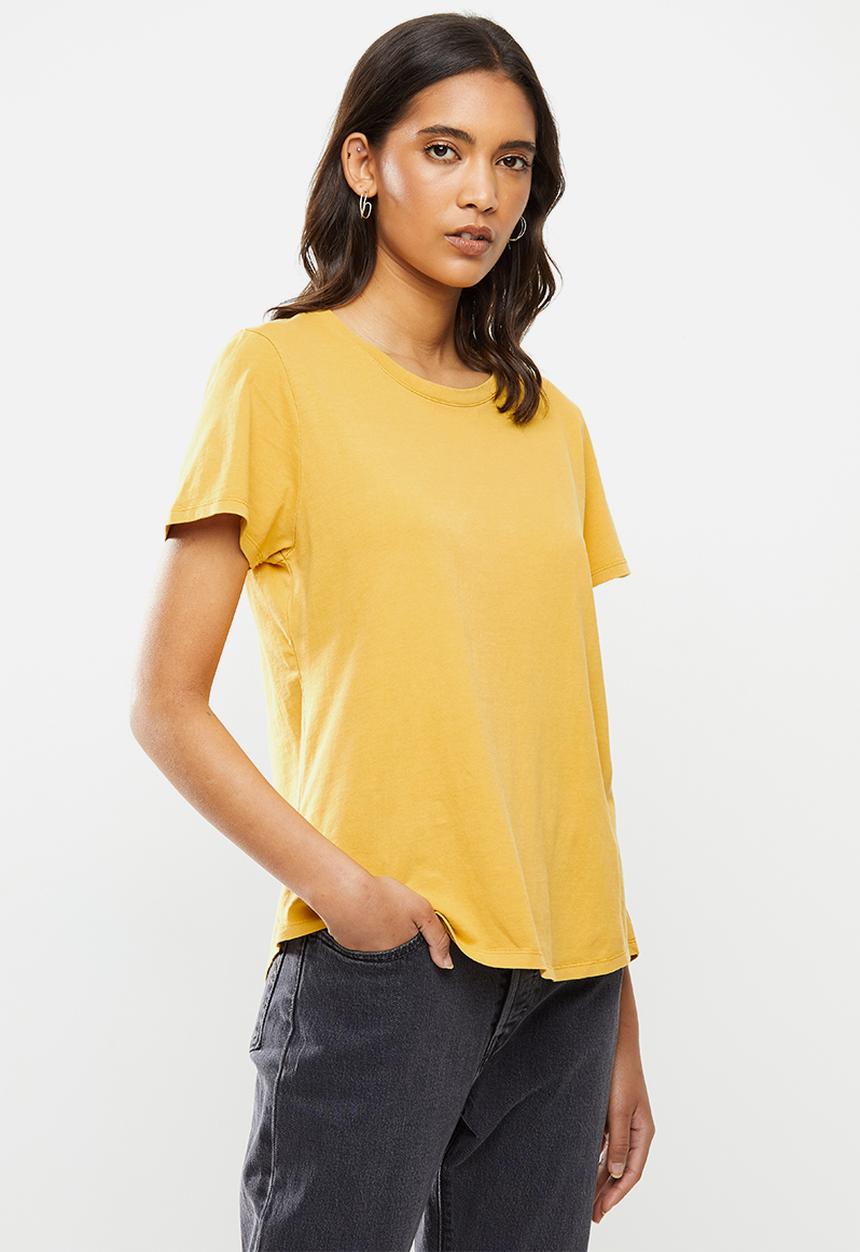Cotton On - The one crew tee - washed mango