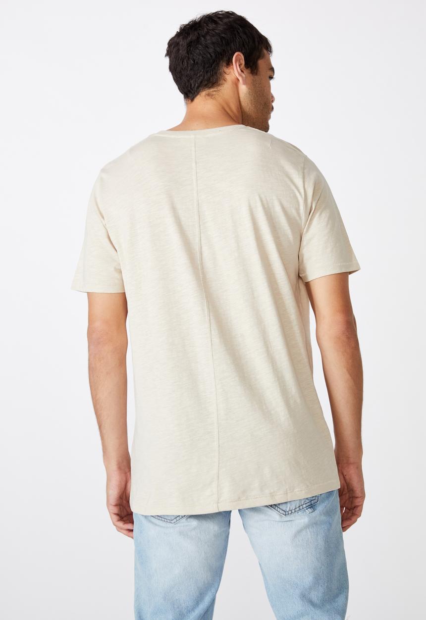 Cotton On - Slub crew neck tee - pearl