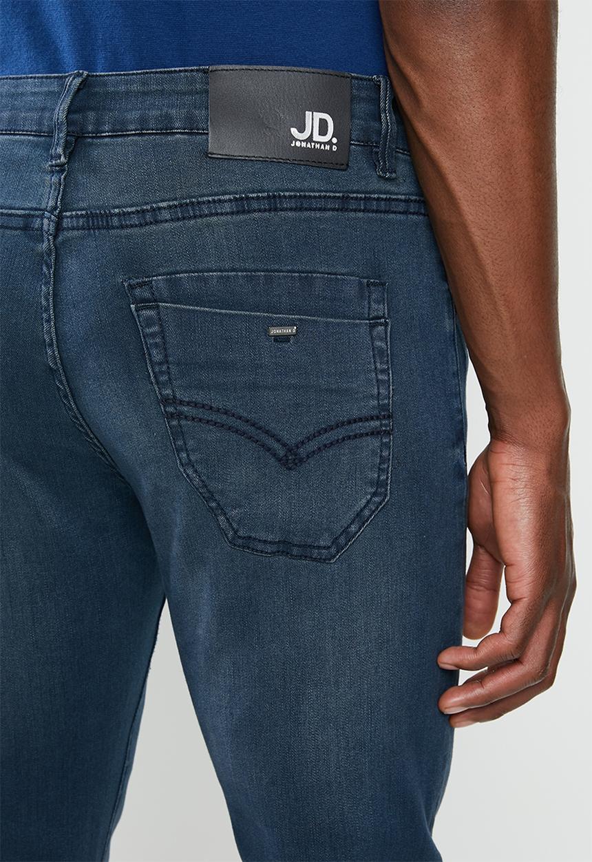 Jonathan D - Slim fit five pocke denim jeans - steel